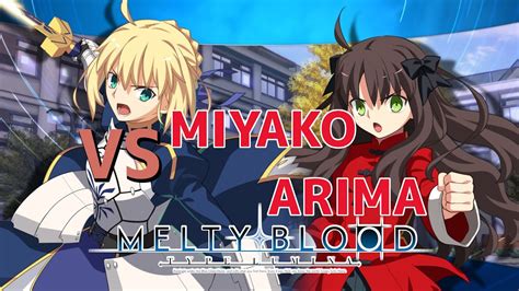 Mbtl Vs S Miyako Arima Melty Blood Type Lumina