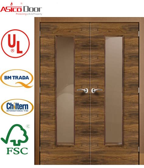 Wooden Door Fire Door With BS 476 Certified 120minutes Timber Door