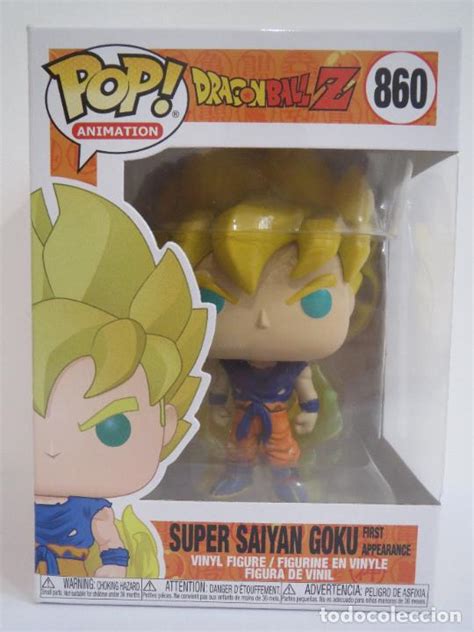 Funko Pop Animation 860 Super Saiyan Goku First Comprar Figuras Y