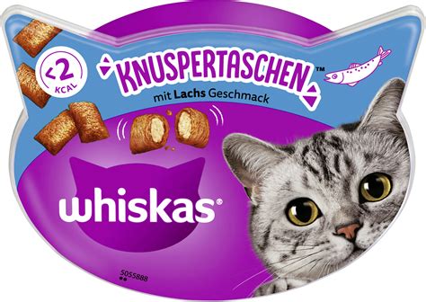 Whiskas Katzensnack Knuspertaschen Lachs 60 G Kaufen Globus Baumarkt