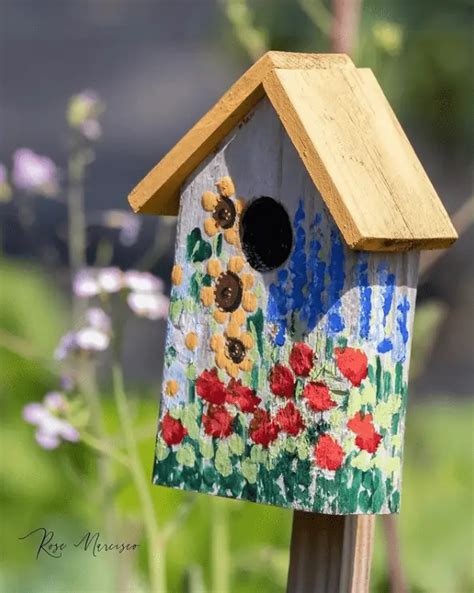 Painted Birdhouse Ideas To Add Some Flair To Your Garden Birding Insider