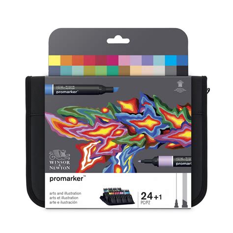 Winsor Newton Promarker Arts And Illustration 24 Panduro