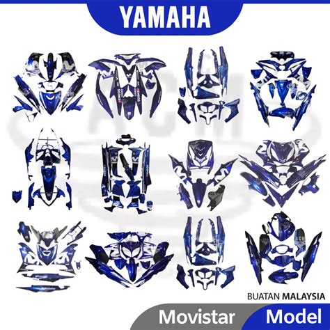 MOVISTAR 2018 YAMAHA Cover Set 125Z NVX EGO LC S Fi Avantiz 135LC V6 V8