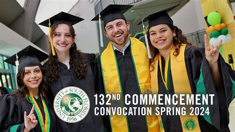 Usf Spring 2024 Commencement Ceremony Sunday 130pm Youtube