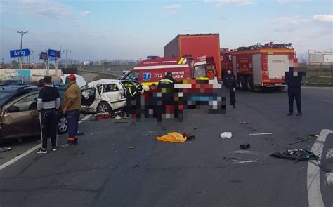 FOTO Accident grav pe DN1 Sibiu Brașov lângă Avrig cu două mașini și