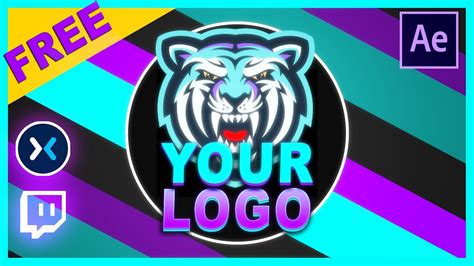 Free Stinger Transition Template With Logo After Effects Youtube