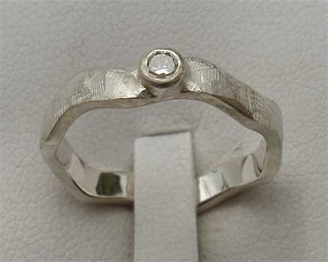 Unusual Silver Engagement Ring Love2have In The Uk