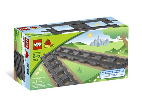 Bricker Construction Toy By LEGO 2734 DUPLO Straight Track