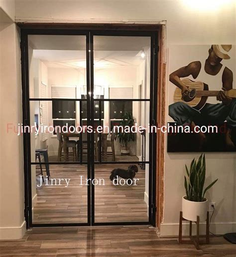 180 Degree Swing Interior Door Dining Room Door Slim Line Steel Door