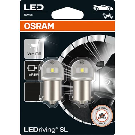 OSRAM LEDriving SL R5W BA15s 0 5W 12V 6000K 50lm White 2τμχ