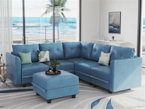 Amazon LLappuil Modular Sectional Sofa Convertible L Shaped