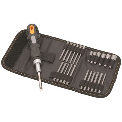 Pc Ratcheting Screwdriver Set