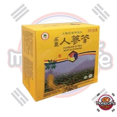 Jual Korean White Ginseng Tea 20pcs Teh Ginseng 3gr 20 Sachet