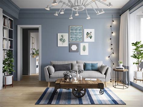 77 Decoracion Salones Maison Du Monde 2019 | Blue walls living room ...