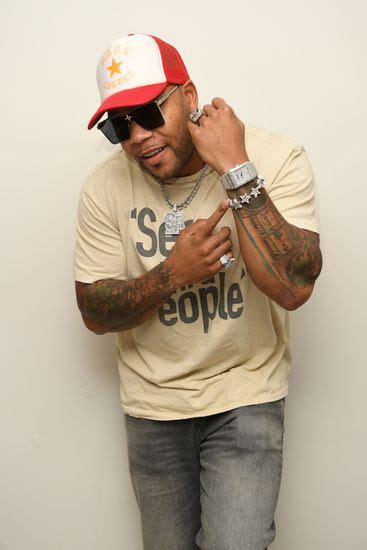 Flo Rida Poses Portrait During Hits Editorial Stock Photo Stock Image