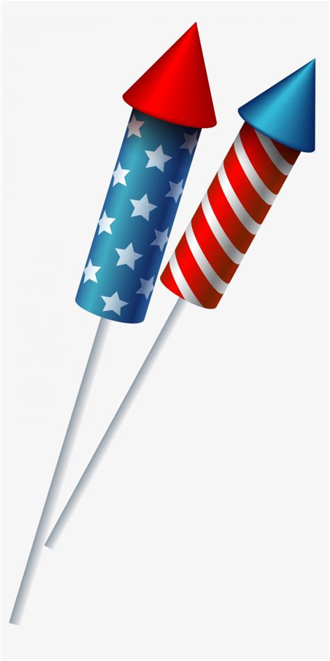 Firework Clipart Rocket Flag Fireworks Sparklers Clip Art Png Image