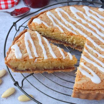 Cherry Bakewell Cake - The Baking Explorer