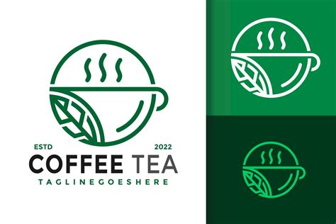 Coffee And Tea Logo Design Brand Identity Logos Vector Modern Logo