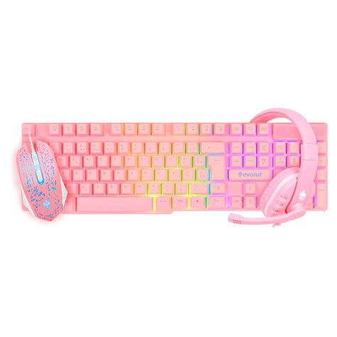 Combo Gamer Pichau Netuno X Rainbow Teclado Abnt Mouse Dpi