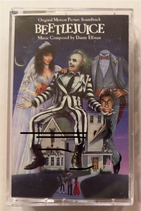 Beetlejuice Original Motion Picture Soundtrack Cassette 1988 Danny