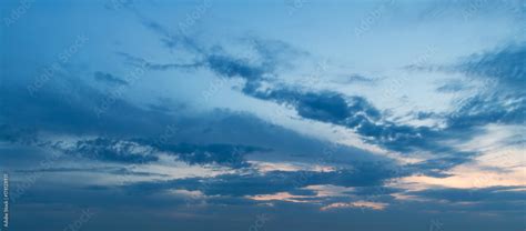 Sunset sky panorama Stock Photo | Adobe Stock