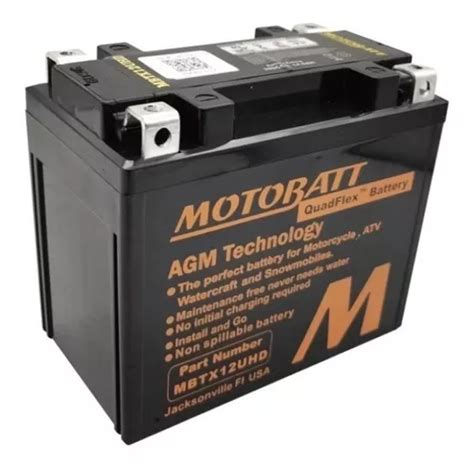 Bateria Motobatt Mbtx12uhd Agm 14ah 200 Cca Nf E Garantia Mercadolivre