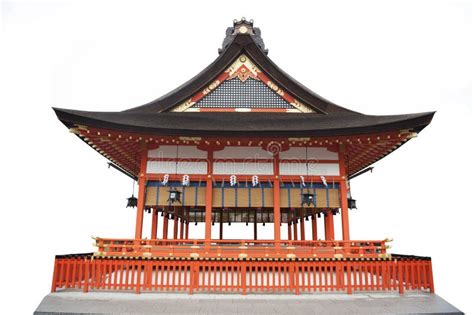 Japanese Temple White Background Stock Image - Image of peaceful ...