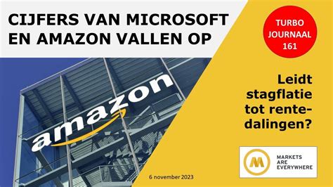 Cijfers Van Microsoft En Amazon Vallen Op Turbo Journaal Aex