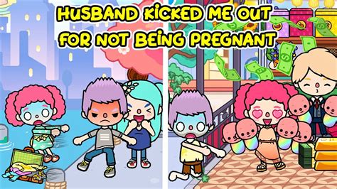 Husband Kicked Me Out For Not Being Pregnant 😭💔 I Sad Story I Toca Life