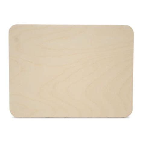 Wood Rectangle Plaque 6 X 4 12 Inch 14 Thick Pack Of 5 Small