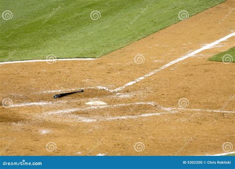 Baseball Bat On Ground Stock Photo Image Of Ground Batter 5302200