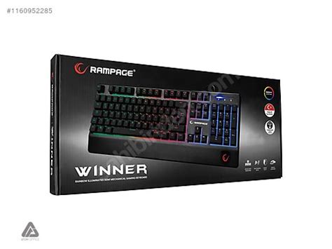 Rampage KB R34 WINNER Semi Mekanik Rainbow Işıklı Gaming Klavye