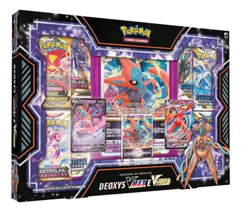 Box Pokémon Coleção De Batalha Deoxys Vmax E V Astro Copag Frete Grátis