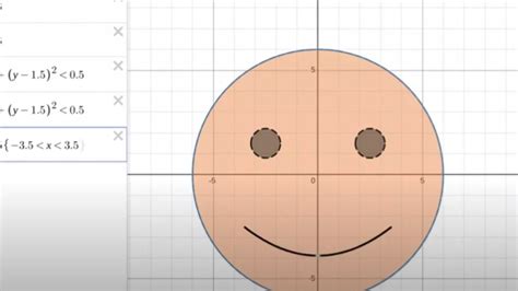 Desmos Smiley Face Emoji Tutorial Youtube