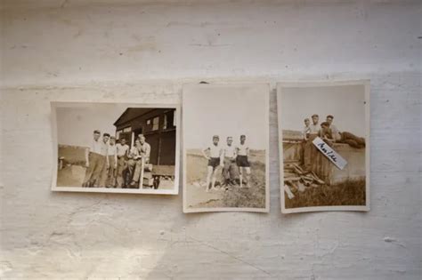 Foto Alt Portrait Wk Luftwaffe Soldaten Oben Ohne Stellung Junge Lot