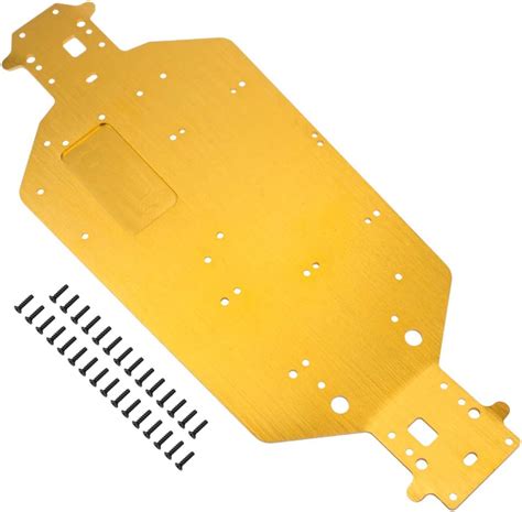 04001 Aluminum Chassis Plate Replacement For Rc 1 10 Redcat Hsp 94111 94107 Rally