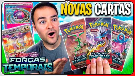 Todas As Novas Cartas Pok Mon Tcg De For As Temporais Youtube