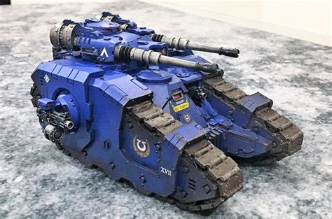 Ultramarines Sicaran Battle Tank - finally completed! : r/Warhammer40k