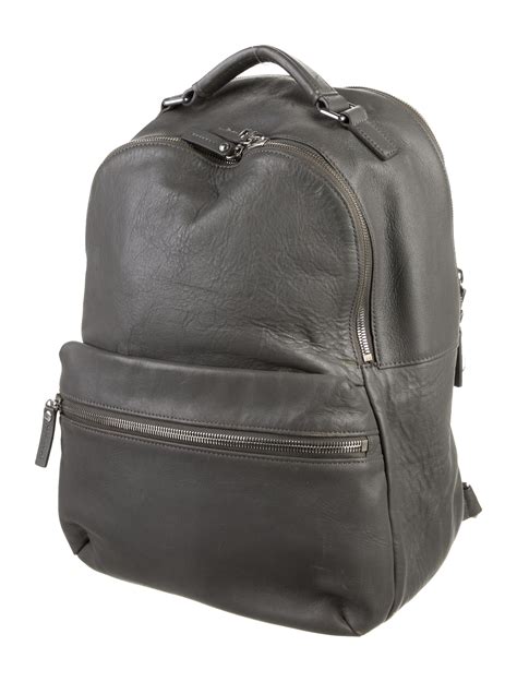 Shinola Leather Backpack - Grey Backpacks, Bags - SHL24396 | The RealReal