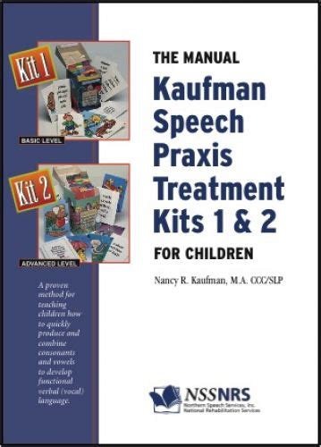 Testy Yet Trying Apraxia Therapy Materials Kaufman Speech Praxis Kit