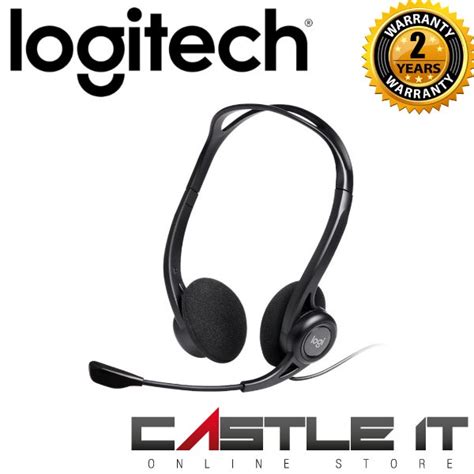 Logitech H370 Usb Wired Headset Digital Quality Sound Noise Canceling Mic In Line Control