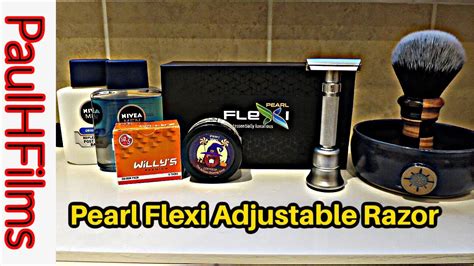 Pearl Flexi Adjustable Razor V Pearl Man Coffeeop Artisan Shaving