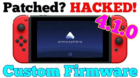 Nintendo Switch How To Install Cfw Atmosph Re On Patched