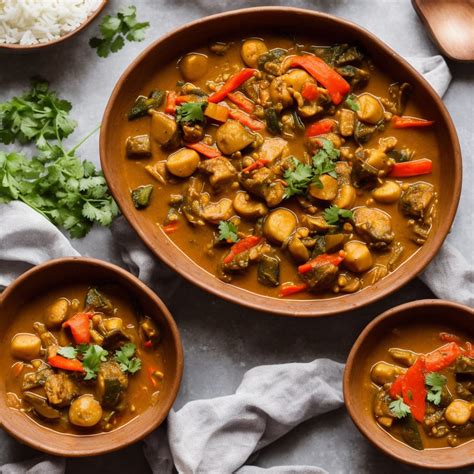 Enoki Mushroom And Vegetable Curry Recipe Recipe