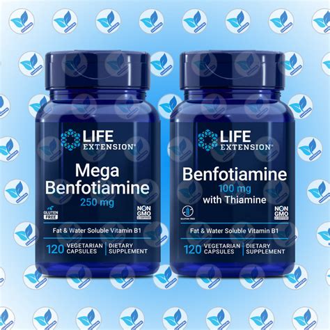 Life Extension Benfotiamine Vegetarian Capsules Shopee Thailand