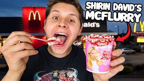 Das Neue Mcflurry Bei Mcdonalds Testen Shirin David Edition Youtube