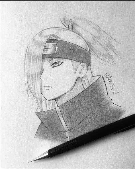 Deidara Desenhos De Anime Desenho De Anime Anime