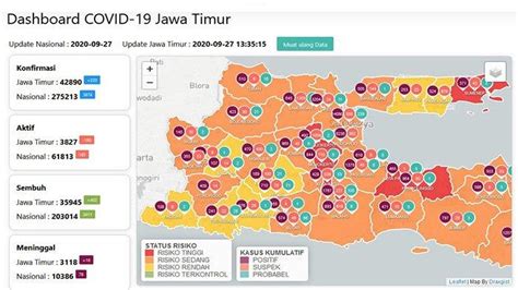 Update Virus Corona Di Surabaya Dan 6 Zona Merah Di Jatim Minggu 27