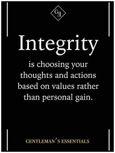 Quotes About Integrity With Explanation Aden