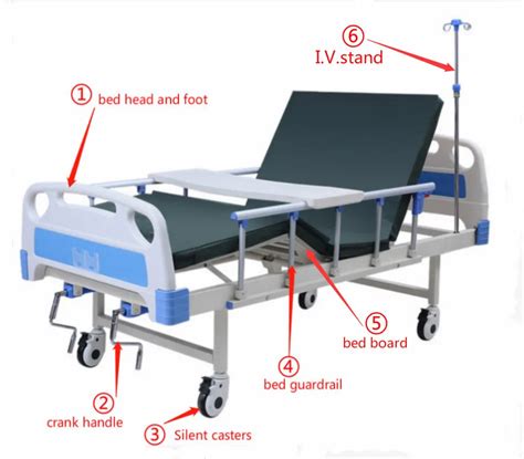 Folding Guardrail Hospital Bed Guardrail Hospital Electrical Bed